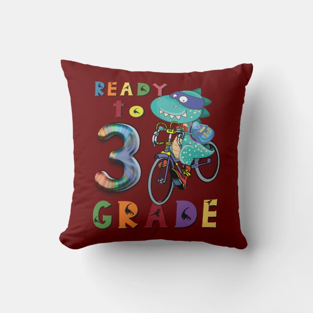 Back To School, 3Th Grade Cushion (Front)