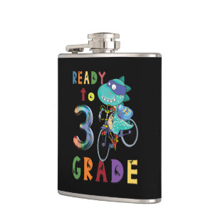 Back To School, 3Th Grade Hip Flask