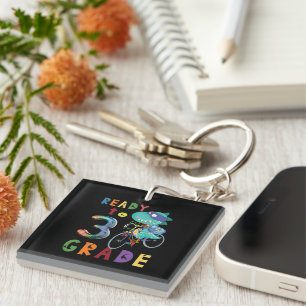 Back To School, 3Th Grade Key Ring