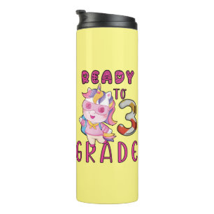 Back To School, 3Th Grade Thermal Tumbler
