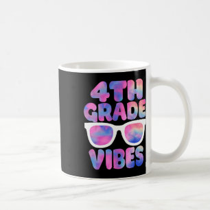Back To School 4th Grade Vibes First Day Teacher Coffee Mug