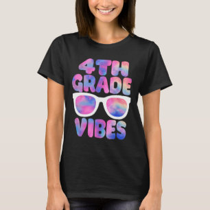 Back To School 4th Grade Vibes First Day Teacher T-Shirt