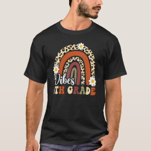 Back To School 4th Grade Vibes Teachers First Day T-Shirt
