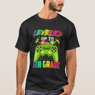 Back To School 5Th Grade Gamer Levelled Up To Fift T-Shirt