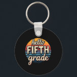 Back To School 5th Grade Outfit  Key Ring<br><div class="desc">Back To School 5th Grade Outfit</div>
