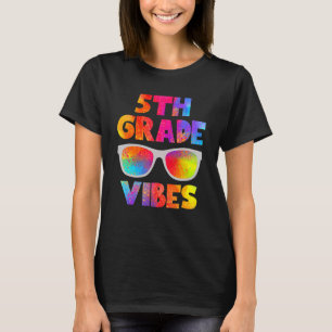 Back To School 5th Grade Vibes First Day Teacher T-Shirt
