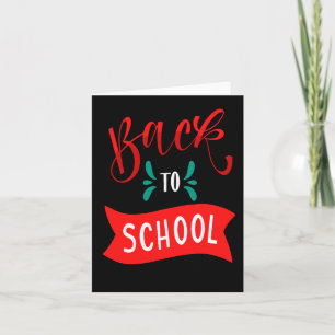 Back To School 6 Card