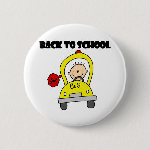 Back to School 6 Cm Round Badge