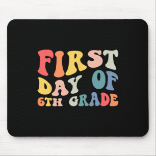 Back To School 6th Grade 6th Grade Groovy Teacher Mouse Pad