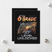Back to School 6th Grade Gamer First Day School