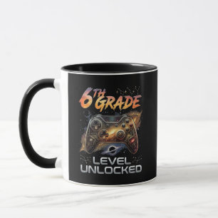 Back to School 6th Grade Gamer First Day School Mug