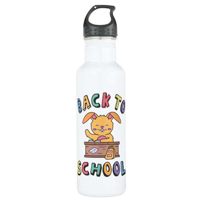 Back to school 710 ml water bottle (Front)
