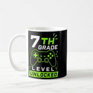 Back To School 7th Grade Boys Gamer First Day Coffee Mug