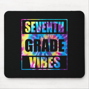 Back To School 7th Grade Vibes First Day Of School Mouse Pad