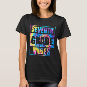 Back To School 7th Grade Vibes First Day Of School T-Shirt