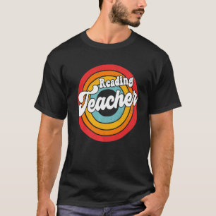 Back To School 80's Teacher Retro Vintage Reading T-Shirt