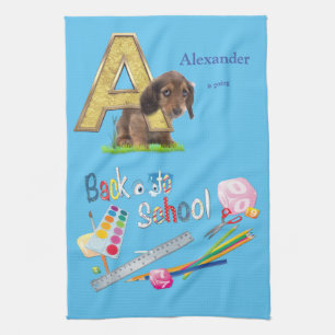 Back To School ABC Fabric Tea Towels
