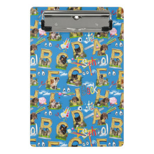 Back To School ABC Repeat Design Mini Clipboard