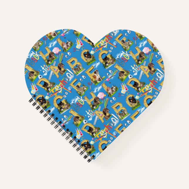 Back To School ABC Repeat Design Notebook (Front)