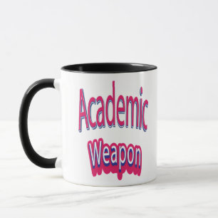 Back To School, Academic Weapon Inspirational Quot Mug