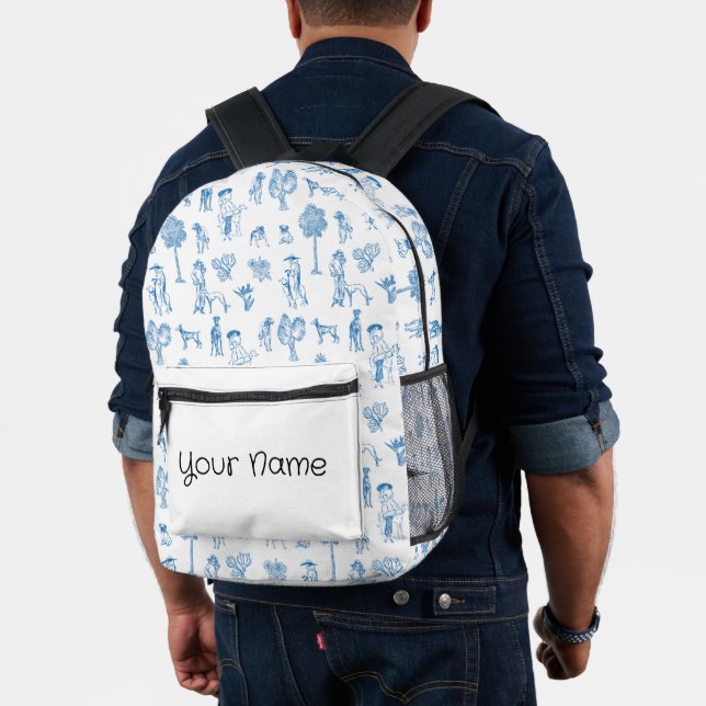 Back to school. Add Name School  Printed Backpack (Insitu (Model))
