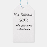 Back to school add teacher name year school name