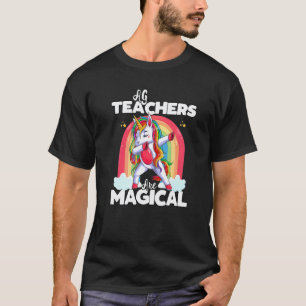Back To School Ag Teacher Squad Unicorn Magical Te T-Shirt