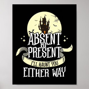 Back To School Attendance Secretary Adult Uni Blac Poster