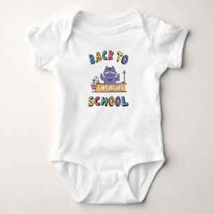 Back to school baby bodysuit