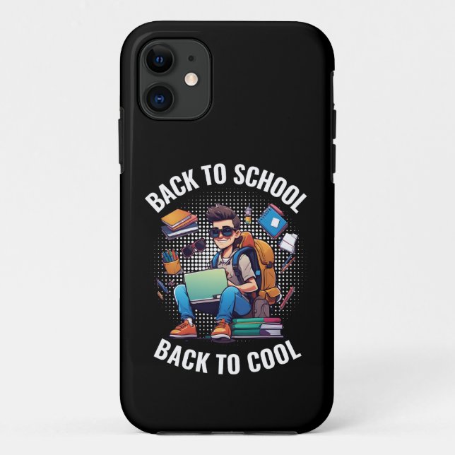 Back To School Back To Cool Case-Mate iPhone Case (Back)