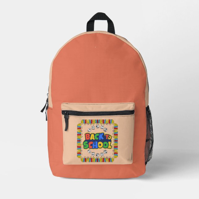 Back to school backpack (Front)