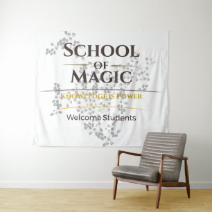 Back to School Banner Classroom Decor Teacher Bann Tapestry