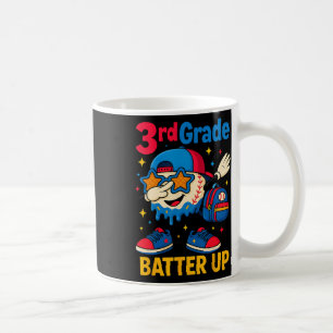 Back To School Baseball Ice Cream Drip First Day O Coffee Mug