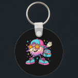 Back To School Baseball Ice Cream Drip First Day O Key Ring<br><div class="desc">Back To School Baseball Ice Cream Drip First Day Of School 1</div>