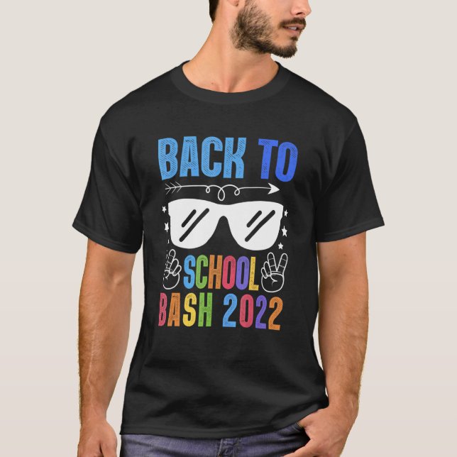 Back To School Bash 2022 Teacher & Student T-Shirt (Front)