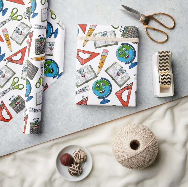 Back To School Basics Wrapping Paper (Crafts)