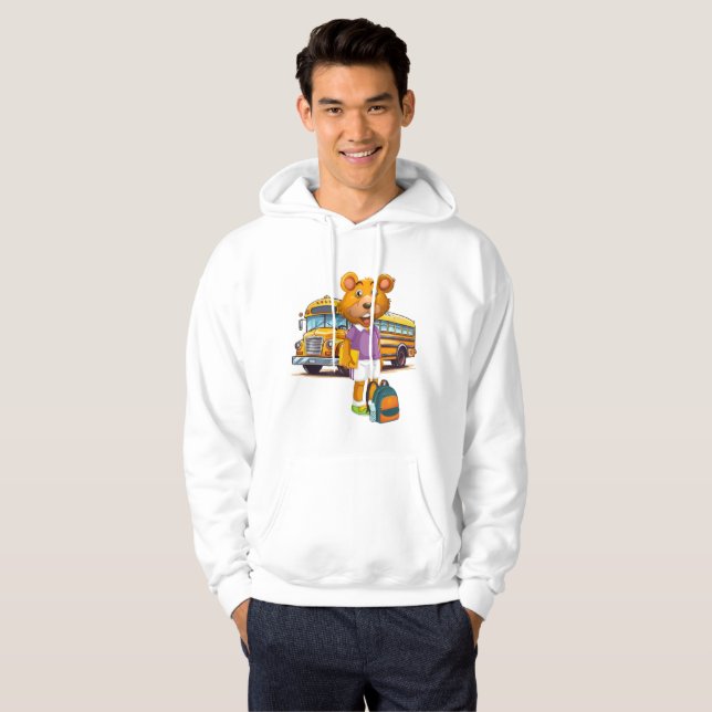 Back-to-School Bear Hoodie (Front Full)