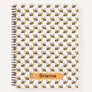 Back-to-school - Bee-Themed Spiral Notebook 
