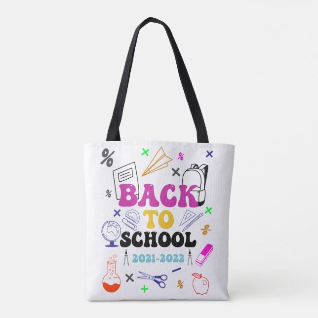 Back To School | Best gift for 1st day of school Tote Bag (Back)
