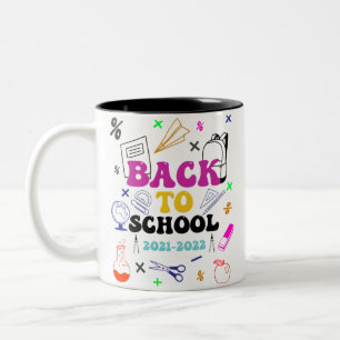Back To School Best gift for 1st day of school Two-Tone Coffee Mug