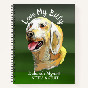 Back to school Billy Scenthound Notebook