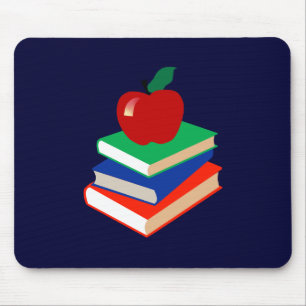 Back to School, Books and Apple Mouse Pad