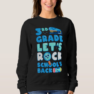 Back To School, Boy 3rd Grade, First Day of School Sweatshirt