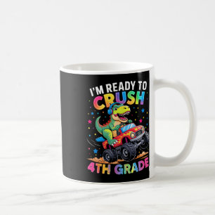 Back To School Boys Dinosaur I'm Ready To Crush 4t Coffee Mug