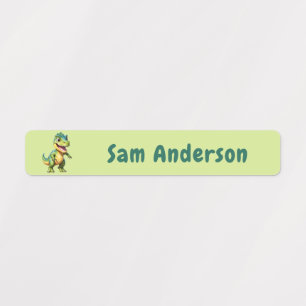 Back to School Boys Dinosaur Kids Name