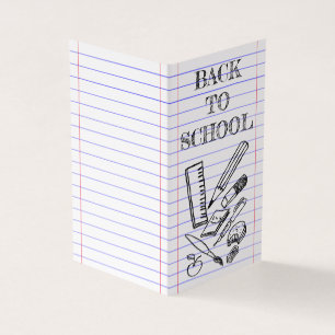 Back to School Business Card