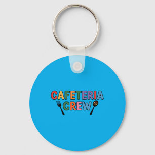 Back To School Cafeteria Crew Cute Lunch Lady Key Ring