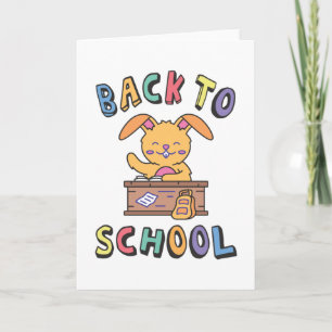 Back to school card