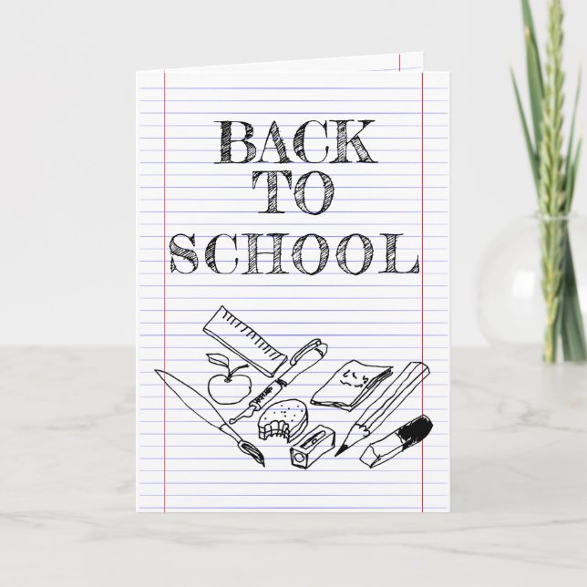 Back to School Card (Front)