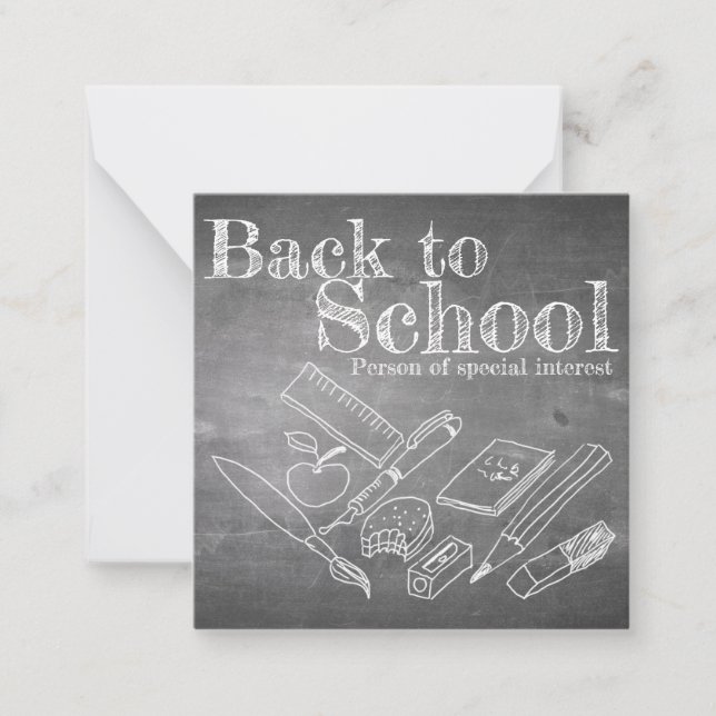 Back to School Card (Front)